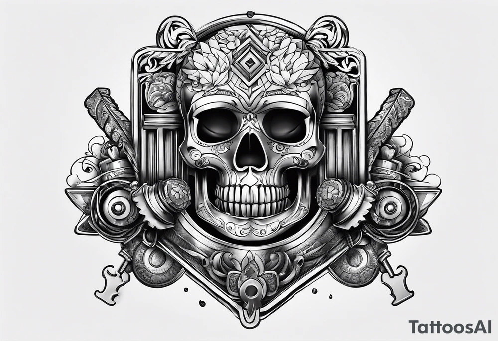 I just want one keychain with 3 keys tattoo idea