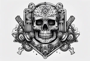 I just want one keychain with 3 keys tattoo idea