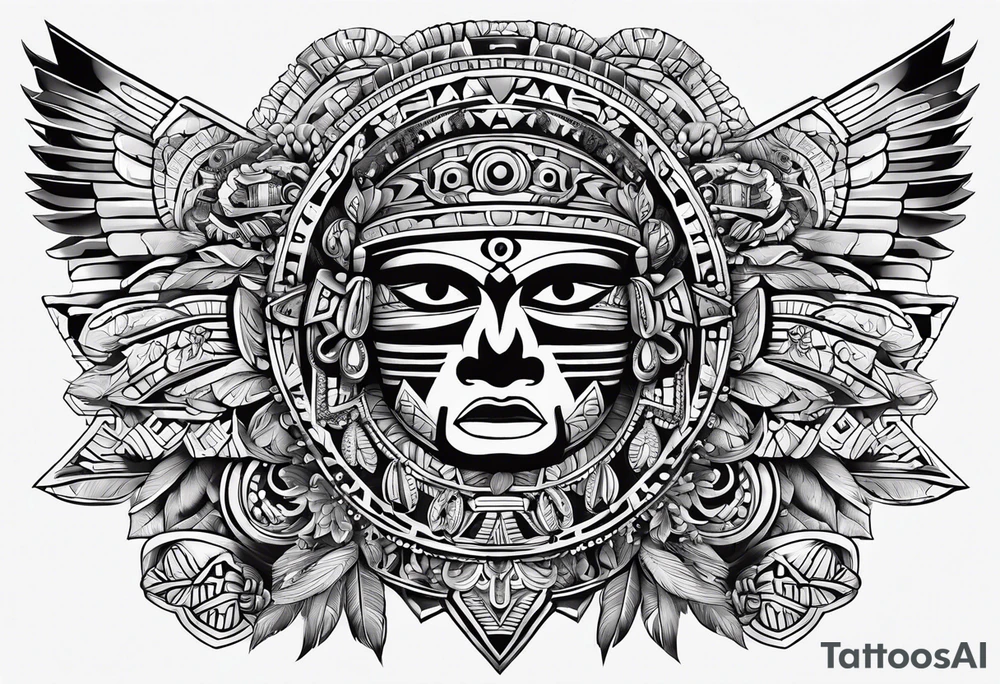 Aztec tattoo idea