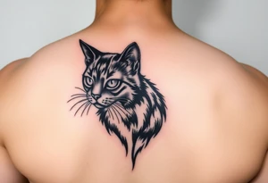 Black Cat tattoo idea