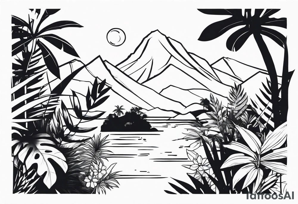 JUNGLE tattoo idea