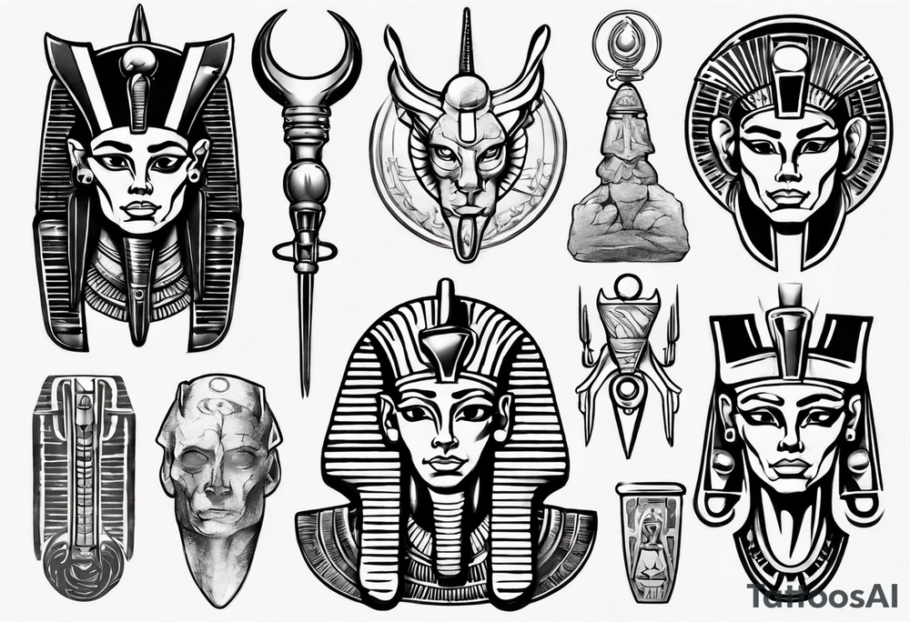 Egyptian god, Set tattoo idea