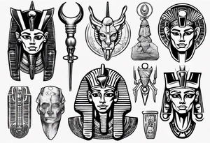 Egyptian god, Set tattoo idea