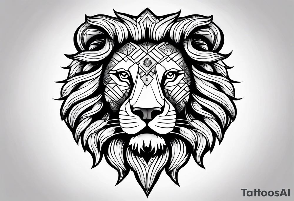 Bavarian lion tattoo idea