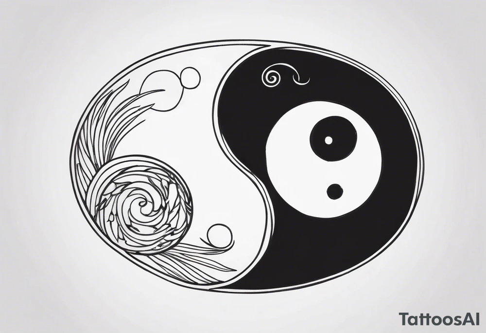 Yin and Yang tattoo idea