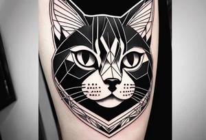 Black Cat tattoo idea