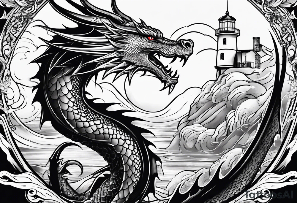 Dragon tattoo idea
