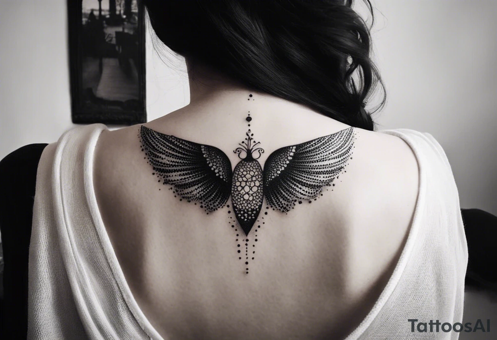 Want the  lyrics “the night belongs to you, I must be someone new.” With wings tattoo idea