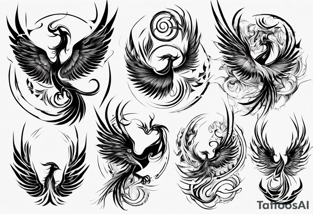 Phoenix tattoo idea