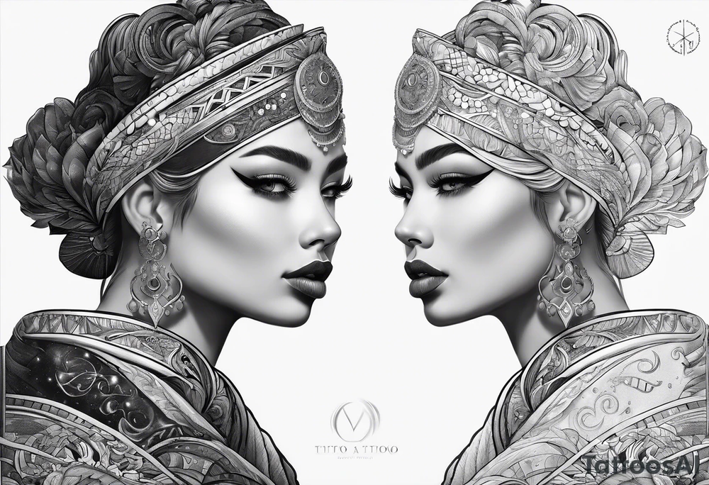 cosmic gateway tattoo idea