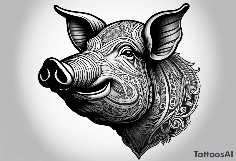 Pig head from Primus album cover tattoo idea