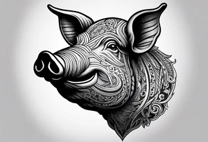 Pig head from Primus album cover tattoo idea