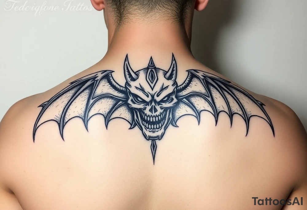 Good vs evil tattoo idea