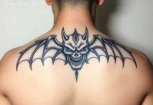 Good vs evil tattoo idea