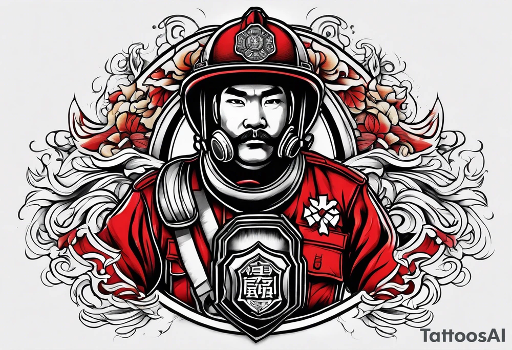 paramedic, firefighter tattoo idea