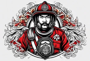 paramedic, firefighter tattoo idea