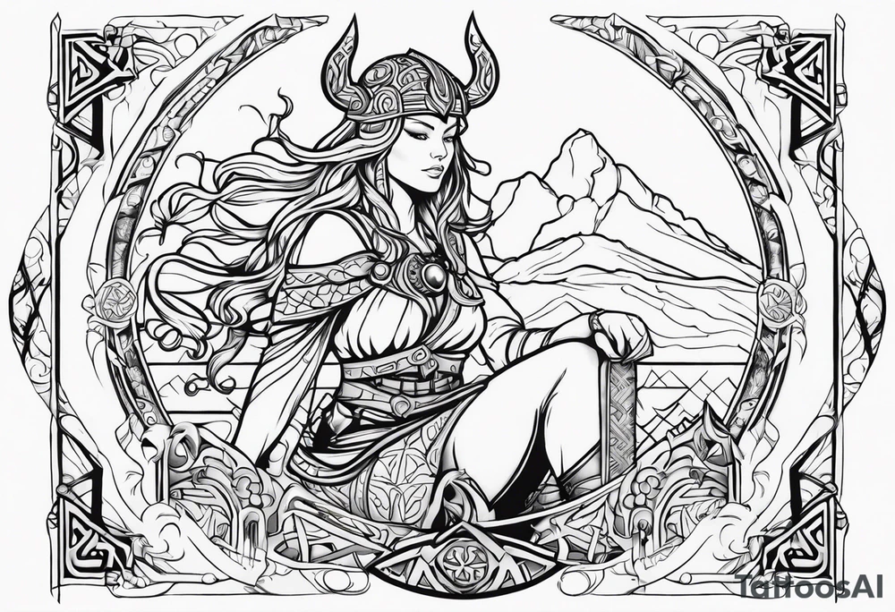 freya norse tattoo idea