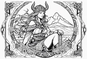 freya norse tattoo idea