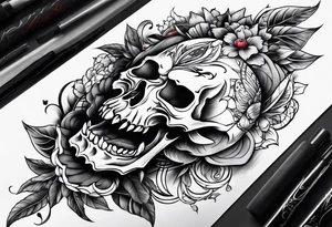 full sleeve sketch tattoo idea
