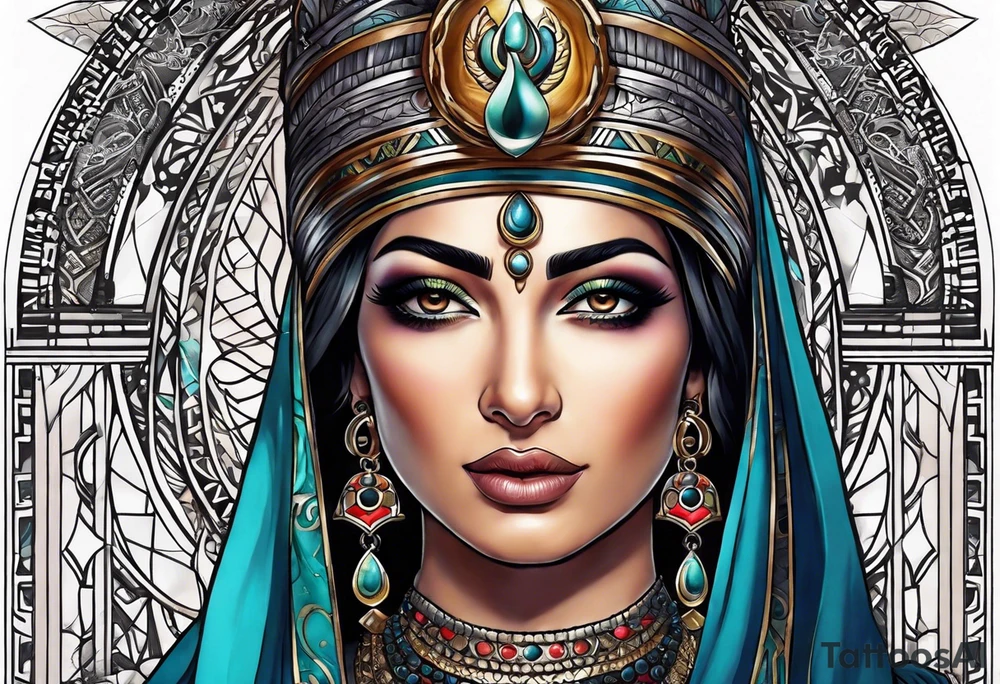 Isis Goddess Tattoo tattoo idea