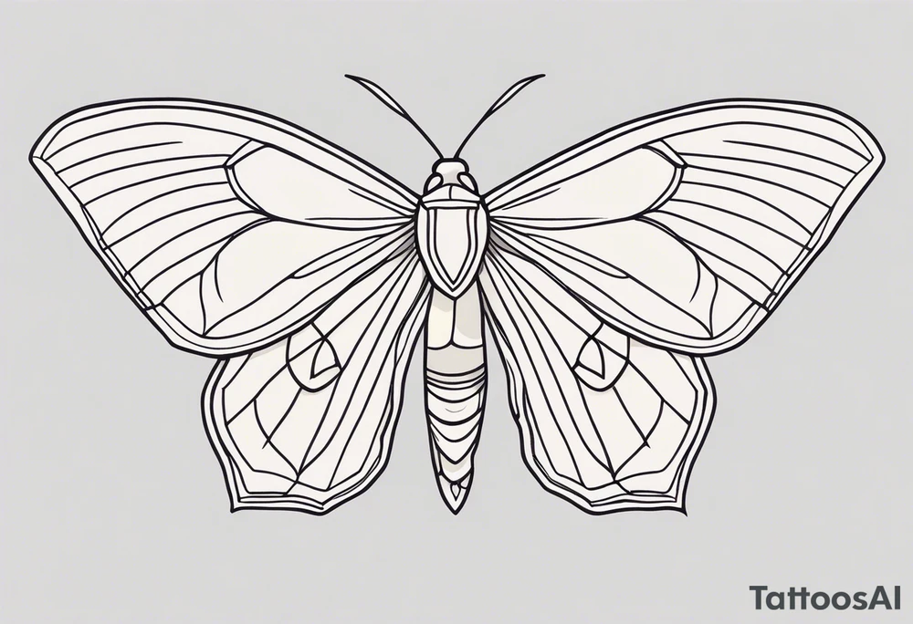 moth tattoo idea