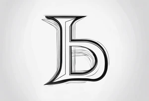 the letter F tattoo idea