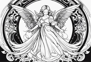 angel tattoo idea