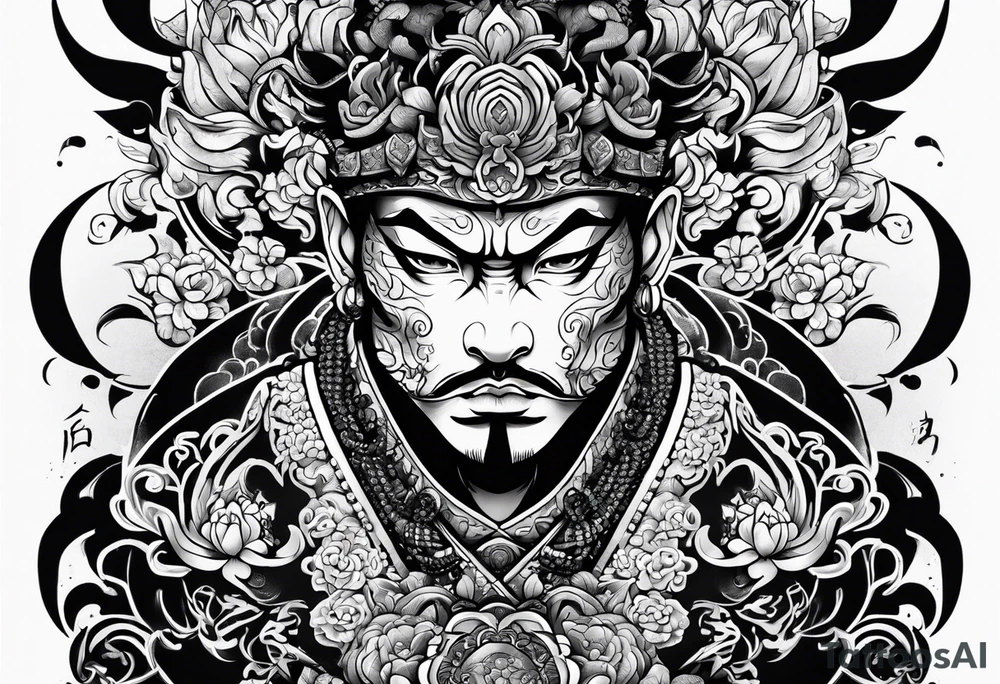yakuza tattoo demon tattoo idea