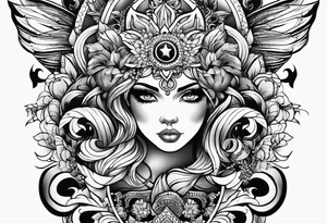 full sleeve tattoo canvas tattoo idea