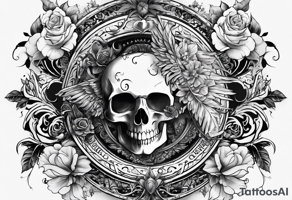 all written as -  So close, no matter how far
Couldn't be much more from the heart
Forever trusting who we are
And nothing else matters tattoo idea