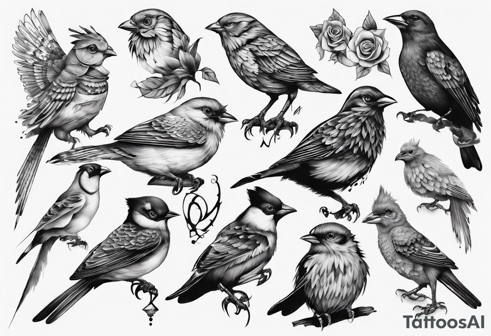 this bird you cannot change, highly detailed tattoo idea this bird you cannot change, highly detailed tattoo idea