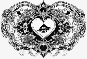 God is love tattoo idea