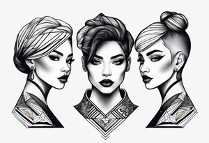 3 siblings tattoo idea