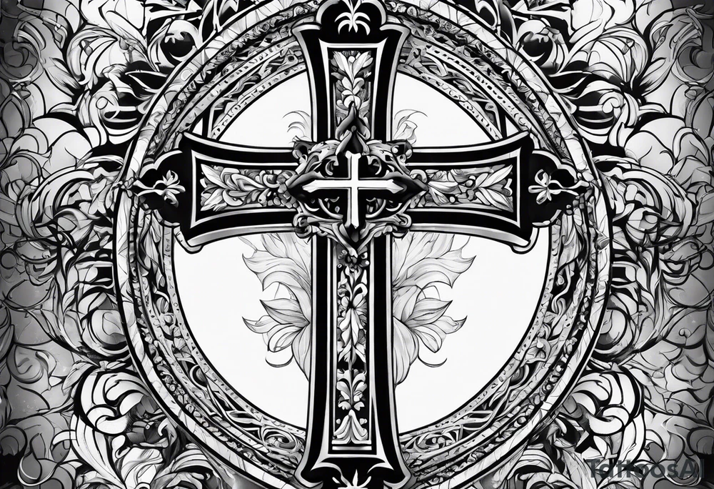 3 crosses together tattoo idea