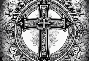 3 crosses together tattoo idea