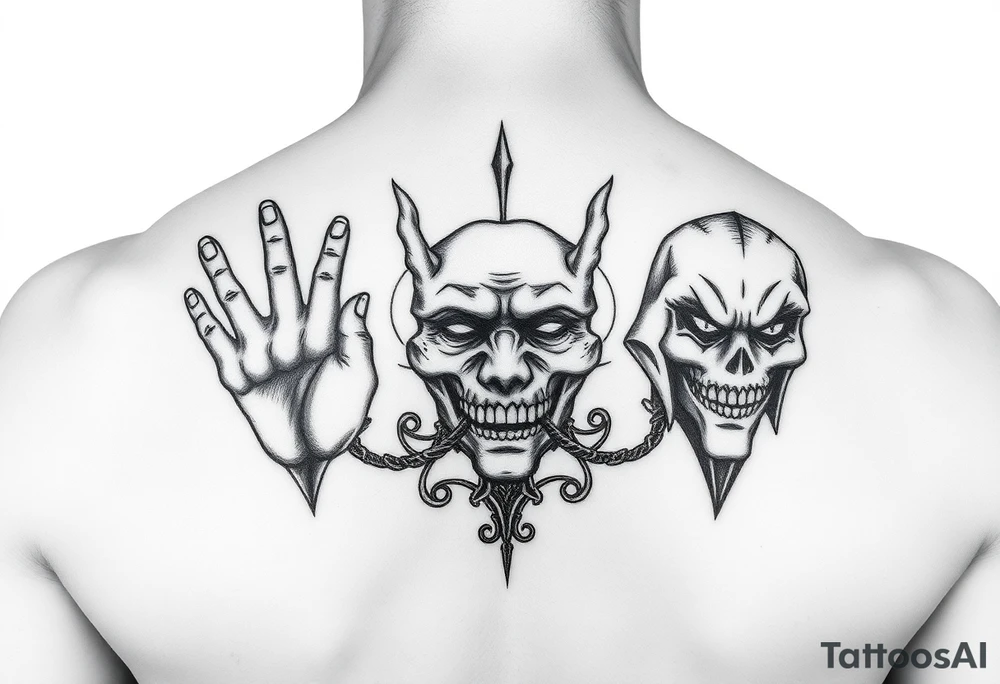 See no evil, hear no evil, speak no evil tattoo idea