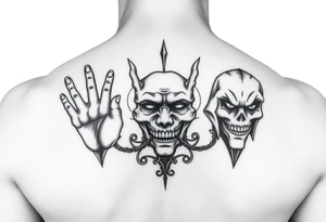 See no evil, hear no evil, speak no evil tattoo idea