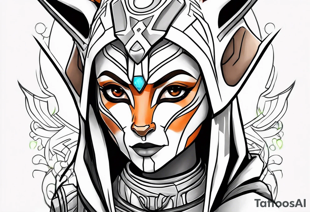 Ahsoka and baby yoda tattoo idea