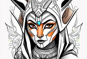 Ahsoka and baby yoda tattoo idea