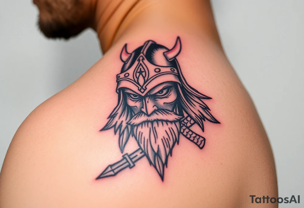 warrior tattoo idea