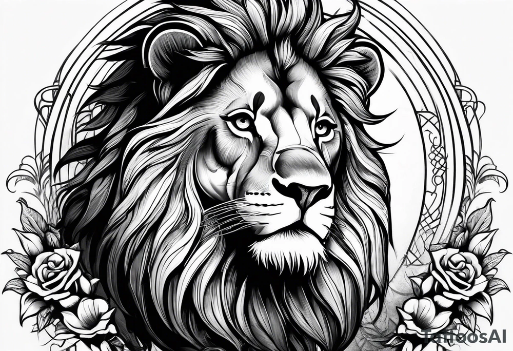 Lion tattoo idea