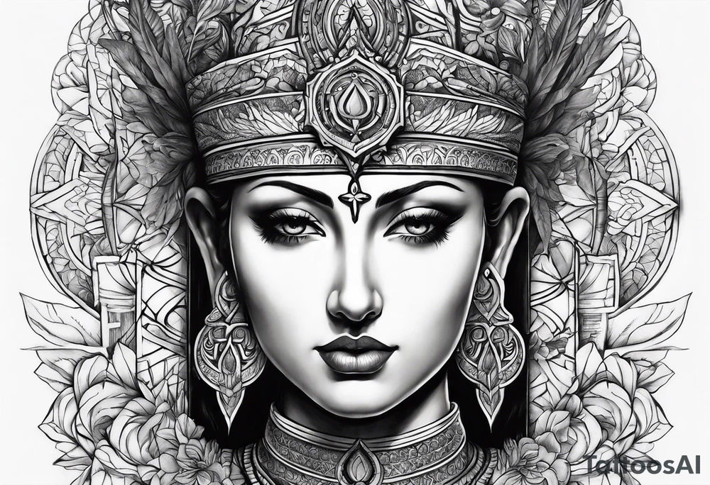 A religion themed shoulder tattoo to suit my forearm tattoo tattoo idea