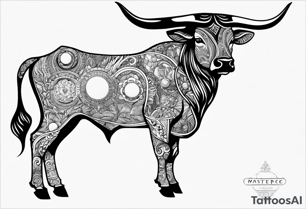 I want a Taurus with the planets positions on May 20th, 1989 tattoo idea