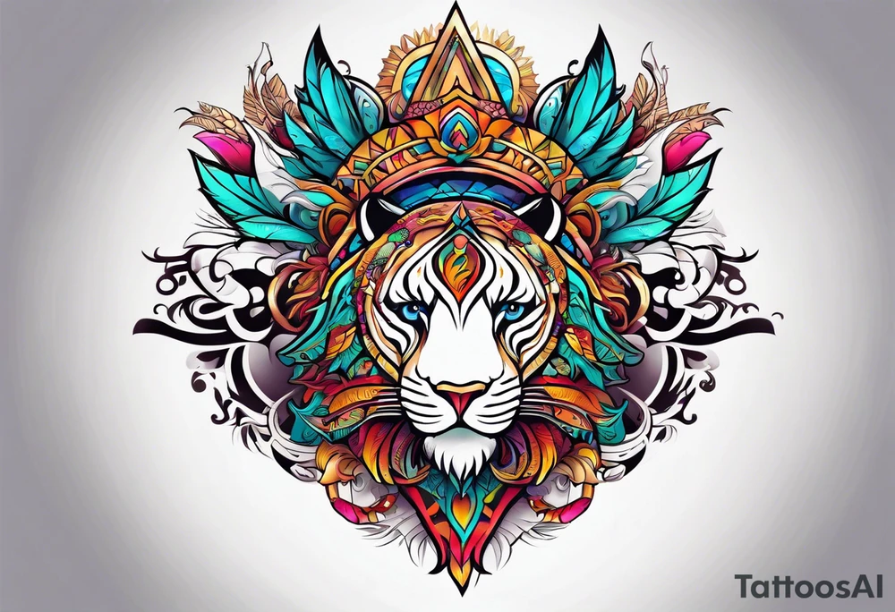 Love, source, abundance tattoo idea