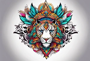 Love, source, abundance tattoo idea