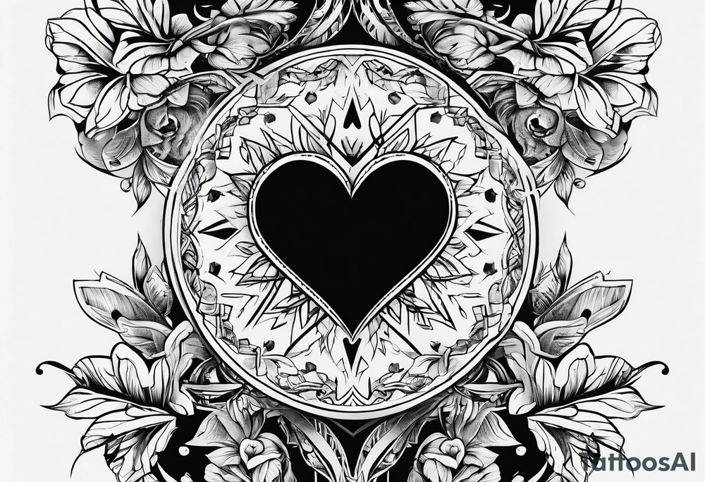 Integrity, strength, broken heart ,survivor symbolism tattoo idea