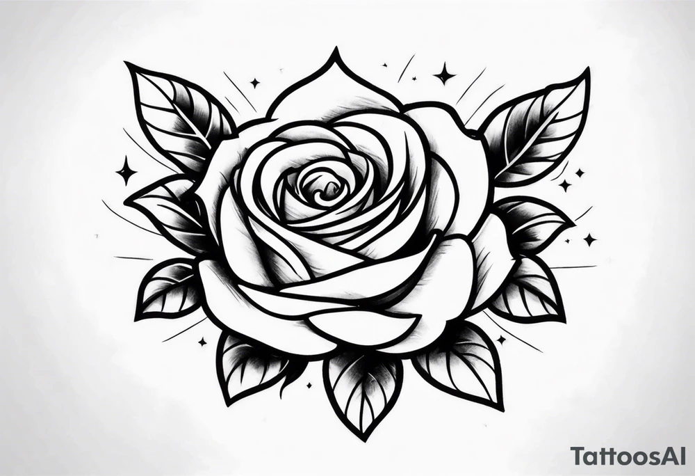 Rose Chest tattoo tattoo idea
