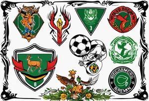 werder bremen fußball, tattoo idea
