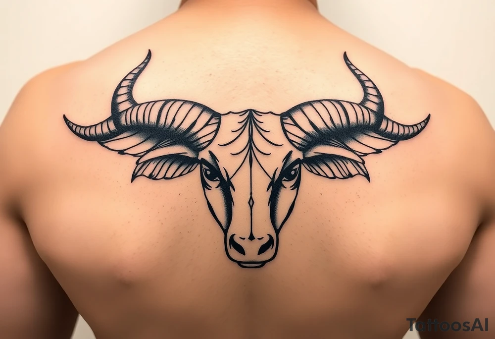Taurus female tattoo idea