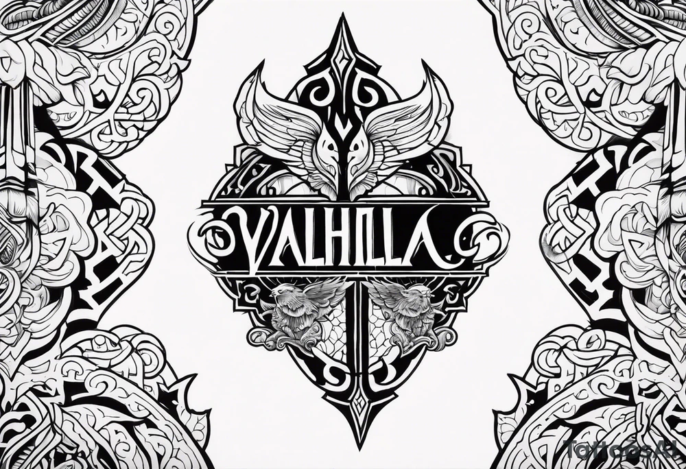 Valhalla mist tattoo idea